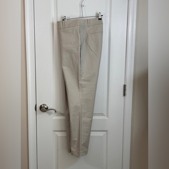 Ann Taylor Taupe Straight Leg Trousers 12 - Picture 5 of 9
